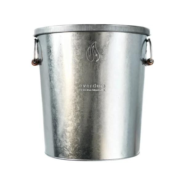 Tsingitud ämber kuuma grillsöe/tuha jaoks (kaanega, puitsangadega) Everdure by Heston Blumenthal