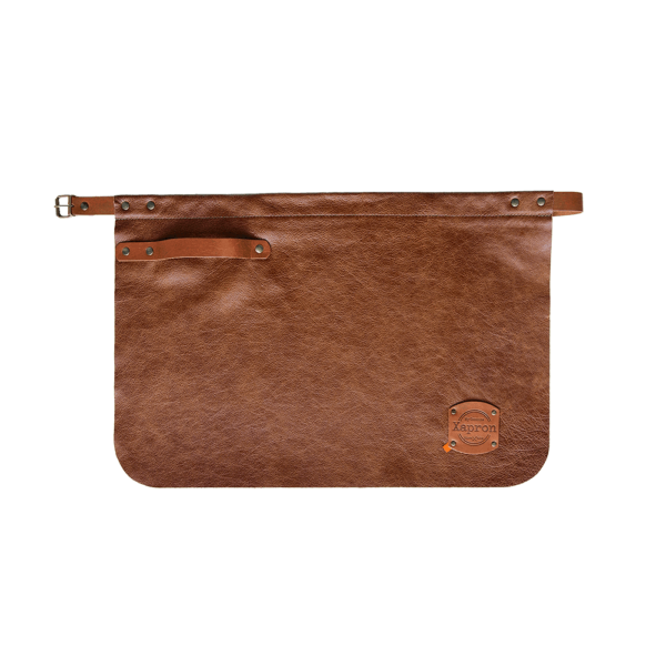 Xapron New York pruun nahast koka vööpõll 40cm