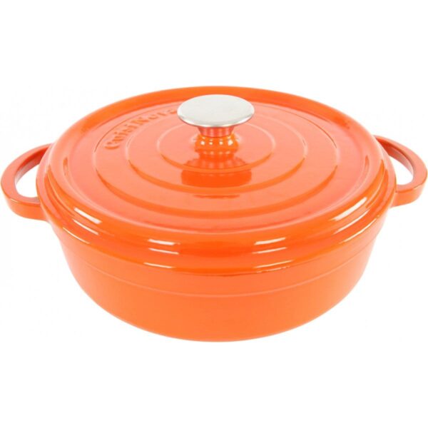 Malmist ümmargune haudepott Ø 20 cm 2,5 L oranž – Cuisinova