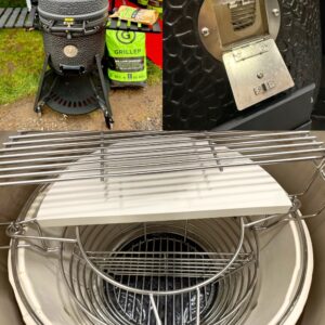 GRLLR Ember Pro Keraamiline Söegrill, Mattmust, Koos Aluskäruga GR24EMBPRCB