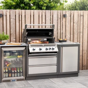 Napoleon roostevabast terasest pulbervärvitud välimööbli kapimoodul