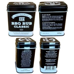 BBQ RUB Klassikaline 150g (uus Pakend) BBQ Entertainment Enn Tobrelutsu Maitseainesegu KÕIK KÜLJED.