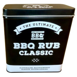 BBQ RUB Klassikaline 850g (uus Pakend) BBQ Entertainment Enn Tobrelutsu Maitseainesegu