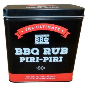 BBQ RUB Piri Piri 850g (uus Pakend) BBQ Entertainment Enn Tobrelutsu Maitseainesegu.