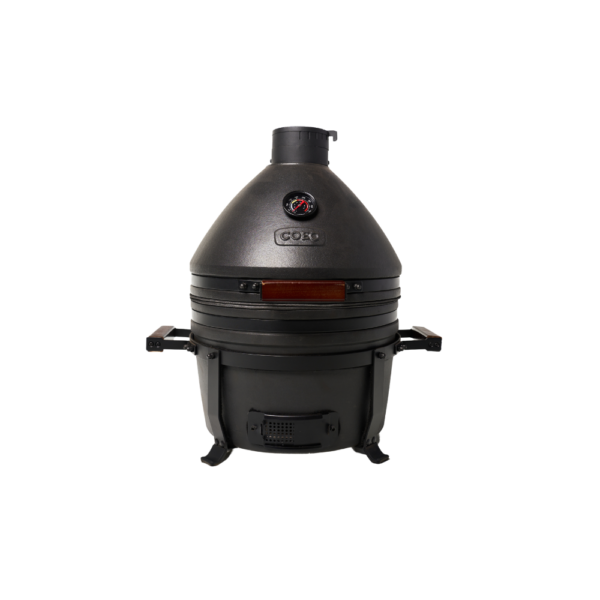 Keraamilise söegrilli komplekt: KAMADO COEO LE QUATRO MEDIUM 16’' (matt must)