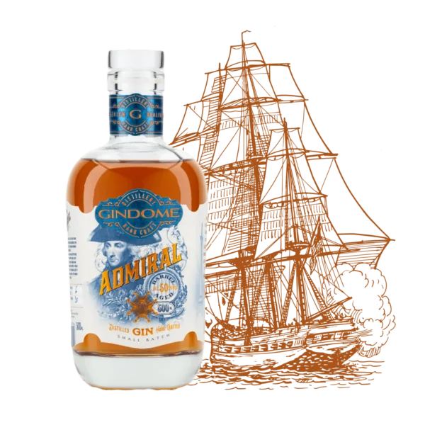 Gindome - Admiral Gin (The Hope Distillery) 500ml 40%
