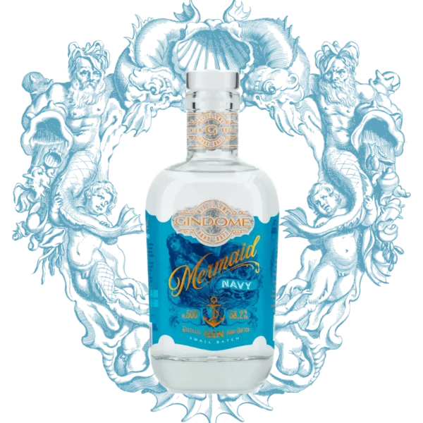 Gindome - MerMaid Navy Gin (The Hope Distillery) 500ml 58%