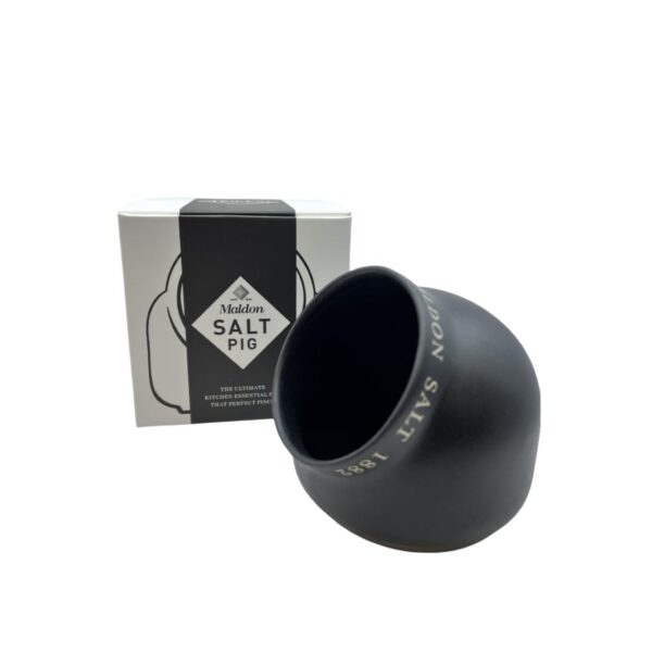 Maldon keraamiline soolapott, must