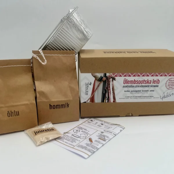 Juuretisega leiva küpsetamise komplekt – Rukkileib