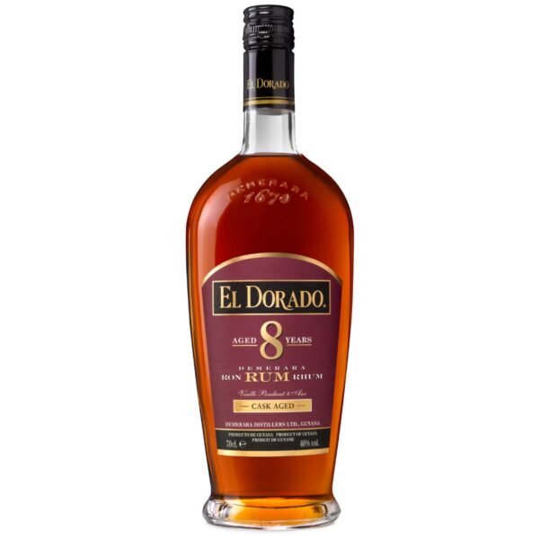 El Dorado 8-aastane rumm 70 cl 40% vol