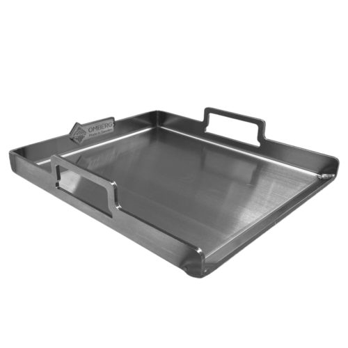 BBQ Entertainment OÜ OMBERG Süsinikterasest Grillplaat Sangade Ja äärtega 42x25 Cm