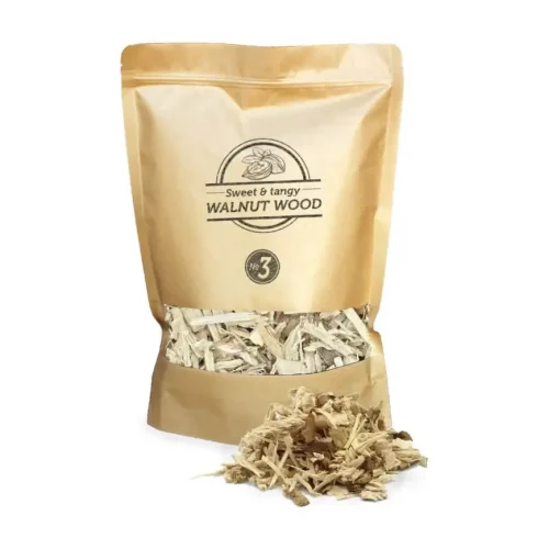 BBQ Entertainment SMOKEY OLIVE WOOD Walnut Kreeka Pähklipuust Suured Suitsulaastud 1,7 L