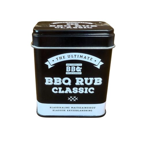 BBQ RUB Klassikaline 150g (uus Pakend) BBQ Entertainment Enn Tobrelutsu Maitseainesegu