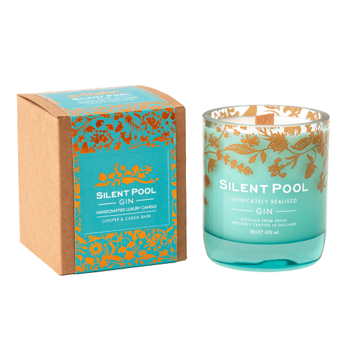 Candel Juniper & Cassia Bark Candle With Box Silent Pool