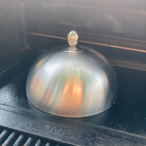 OMB K00650 OMBERG Roostevabast Terasest Burgeristeigi Grillikuppel (14 X 9 Cm)