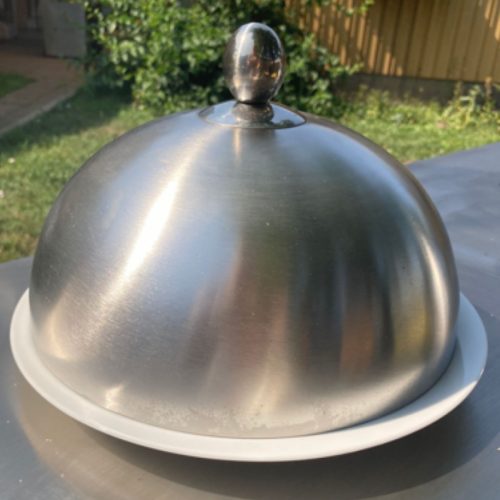 OMB K00660 OMBERG Roostevabast Terasest Burgeristeigi Grillikuppel (20 X 14 Cm) 2