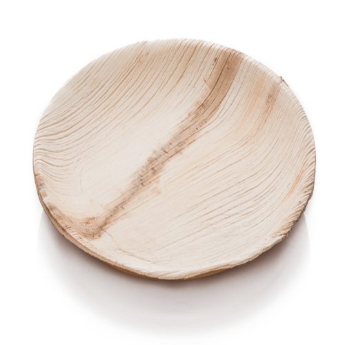 Palmilehest keskmine taldrik ümmargune 25 cm.