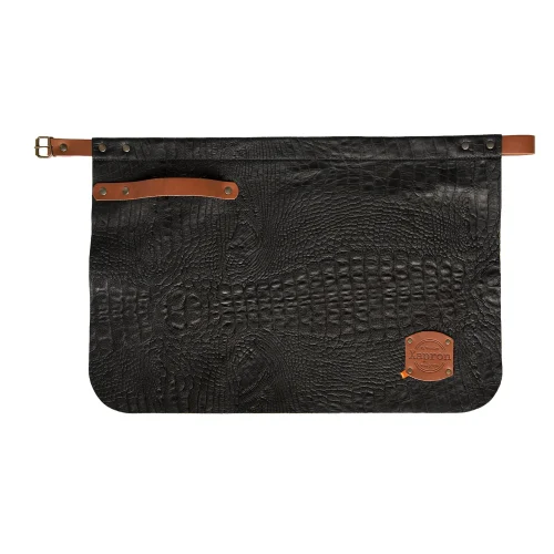 SL360241 40 New York Caiman Black Short Apron.jpg