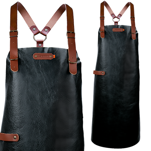 Nw New York Long Apron Shoulderstraps Black 8719324138529